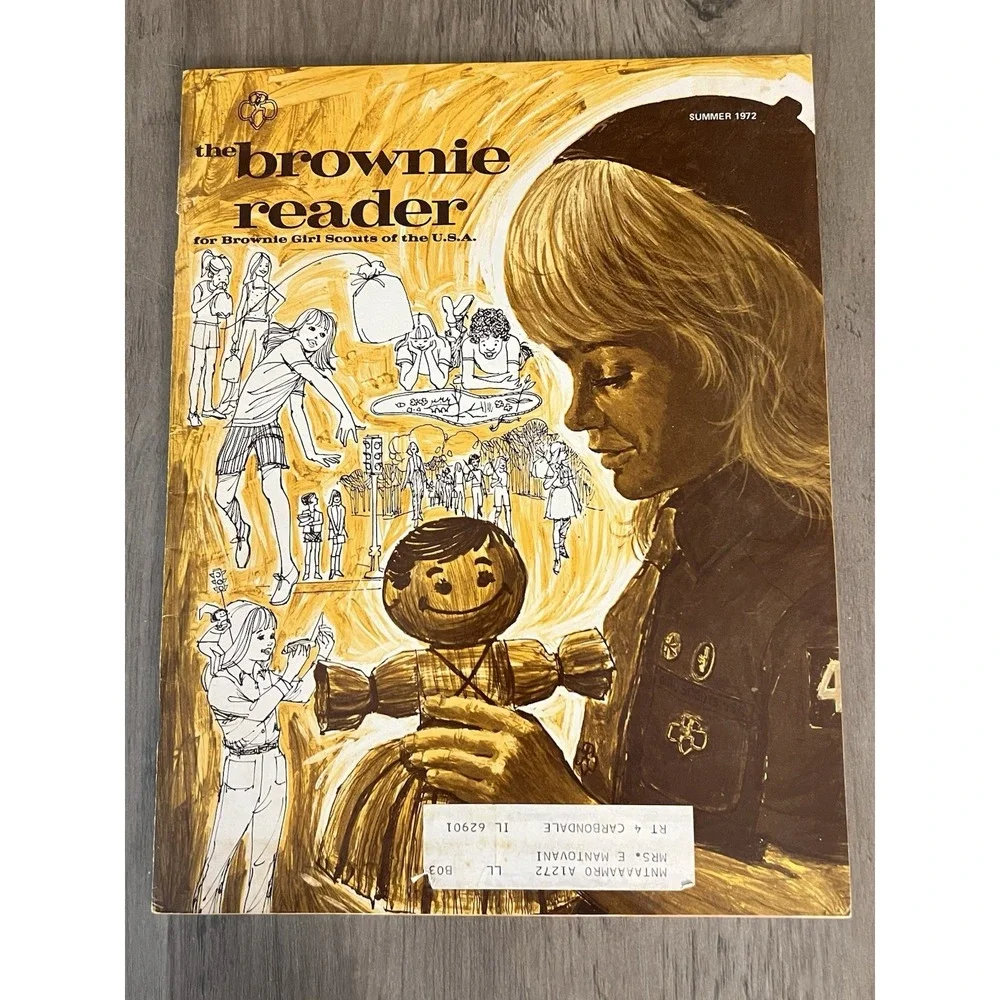 The Brownie‎ Reader for Brownie Girl Scouts of the USA Summer 1972 Vtg Magazine